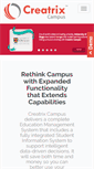 Mobile Screenshot of creatrixcampus.com